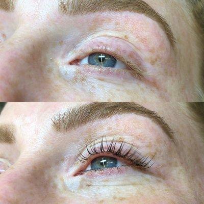 Lash lift and Tint