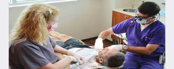 our patients really enjoy the open, airy feel of the office, with lovely views through our large fifth floor windows.