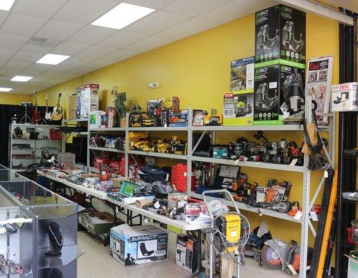 We always have a wide variety of tools and equipment in stock. Everything is tested and guaranteed to work unless advertised otherwise.