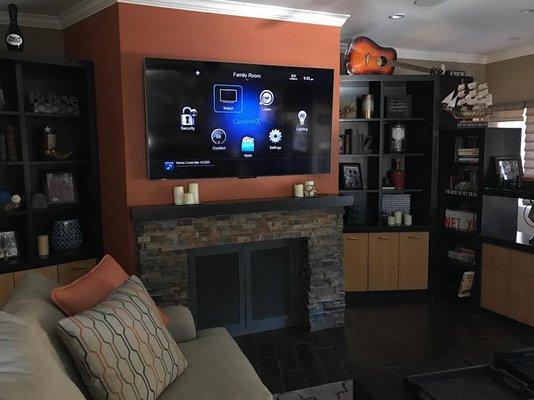 Elite Custom Audio Video was hired by the Hargrove residence to add a Control 4 automation system to their home.