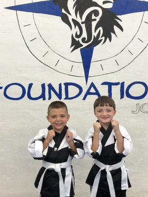 Welcome Ian and Bentley to our karate family