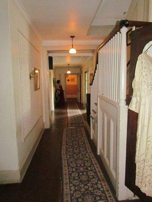 Upstairs hallway at Nemacolin Castle, Brownsville, PA