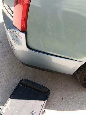 Mobile Bumper Dent repair - before/without paint