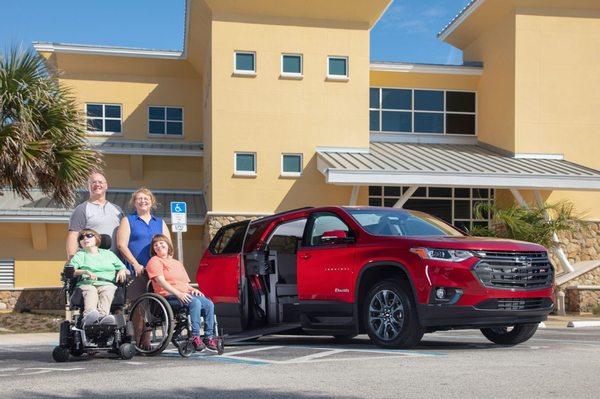 Chevy Traverse wheelchair SUV from Clock Mobility