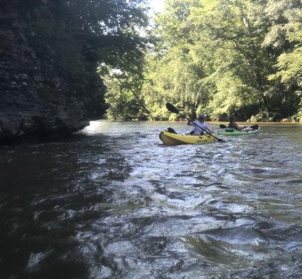 Kayaking at River Beach Outfitters