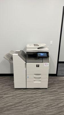 Our new Copier machine!! Just love it!