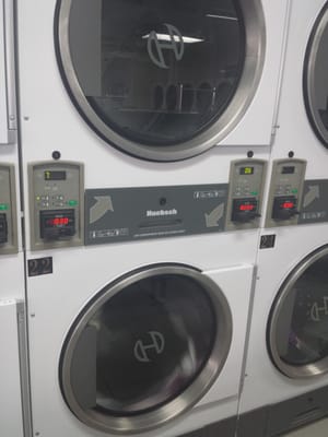 Smaller dryers for $0.30 per 8 minutes