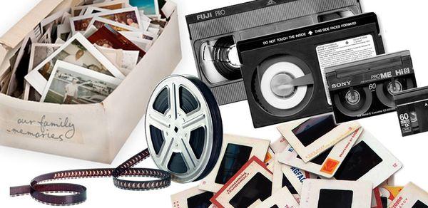 8mm & 16mm Films, Video Cassettes, Slides, Negatives, Audio Reels, etc., Digitize yours today!