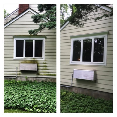 Before and After #powerwashing #warrennj