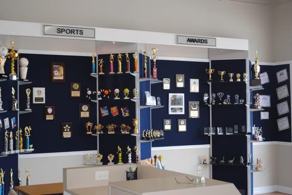 We specialize in trophies