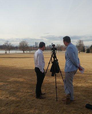 a little behind the scenes action with Barry Kunselman and Michael Shotnik from their 2019 Market Analysis video shoot in City Park.