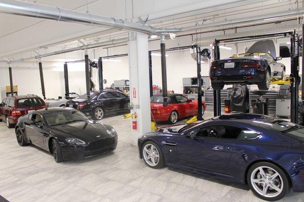 -Aston Martin Authorized Service Center.
 -Lotus Authorized Service Center.
 -Mercedes Garage at Park Place Service Center.
 425-746-5447