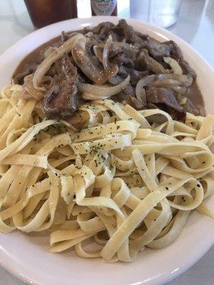 Photo taken 10/23/2017 - Clubhouse beef stroganoff