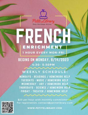 French enrichment programs