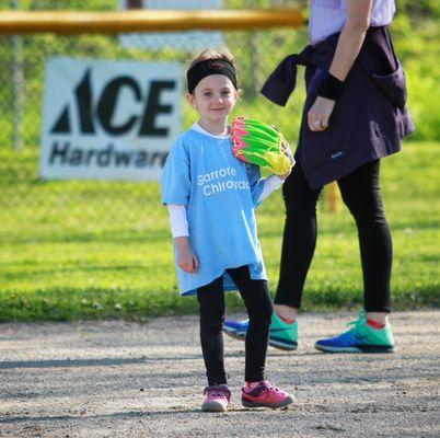 My Daughter the T-Ball Player