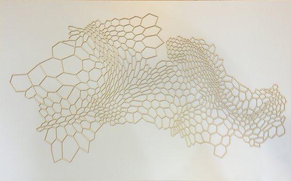 Laser cut watercolor paper