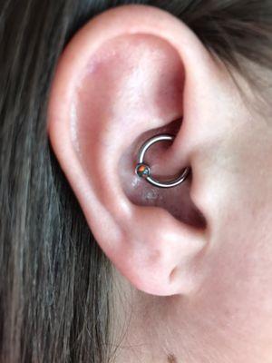 Daith piercing. Whitney was so incredibly professional and made my experience wonderful!