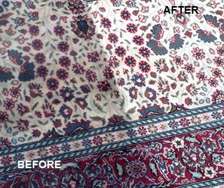 we offer rug cleaning service as well