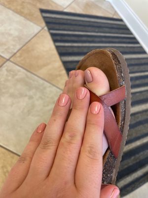 mani pedi to compare