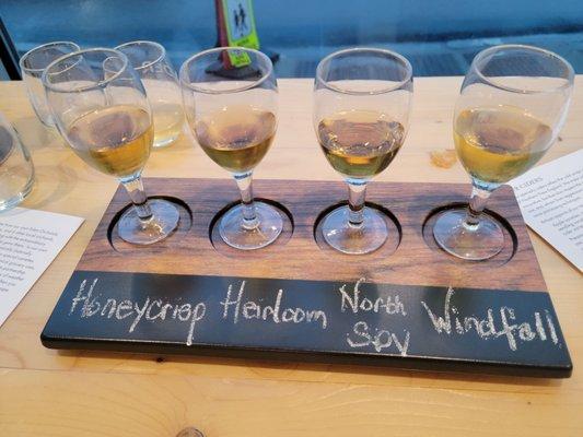 Ice cider flight