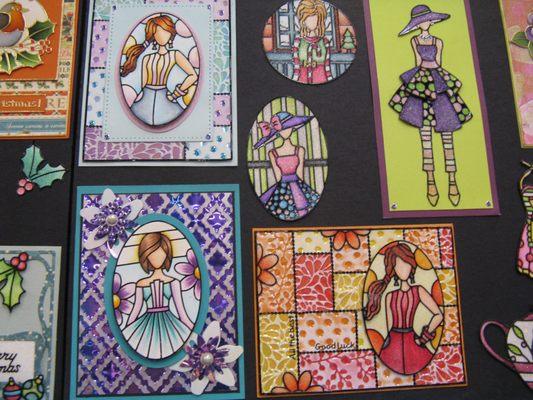 Paper doll craze- love 'em!  Mesa 2016