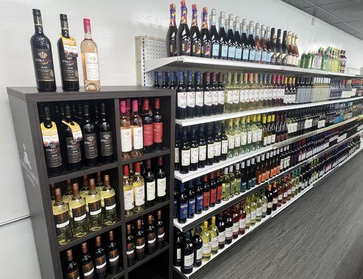 Wine + champagne Section