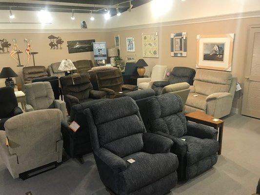 La-Z-boy comfy recliners