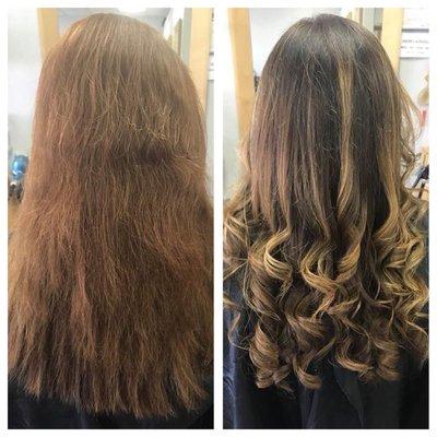 Before and After ~ by Arom Salon