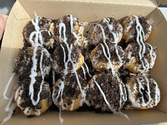 Cookies and cream donuts