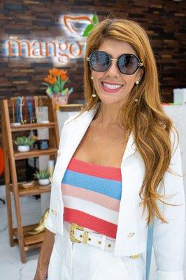 Fernanda Cirino sporting Fred eyewear.