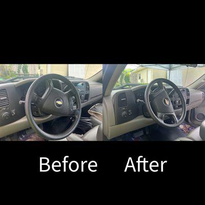 Drive N Detail spruced up this Regular with a  Basic Interior Package to client specifics!