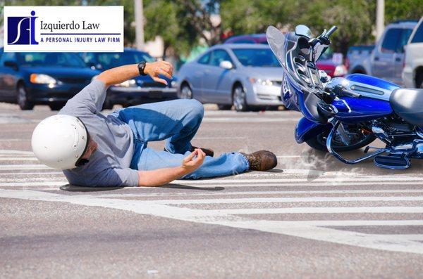 Motorcycle accident? Do not let your case be handled by just any firm. Izquierdo Law