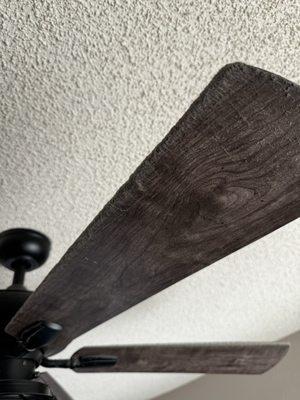 dusty ceiling fan