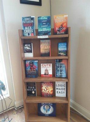 We now carry New releases and best sellers! Don't have what you're looking for, we can also order books in for you!