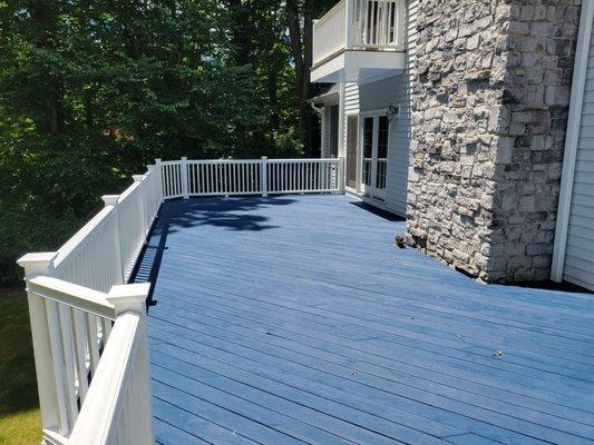 Exterior blue stain