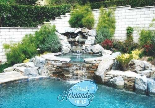 Pool Remodel with Waterfall