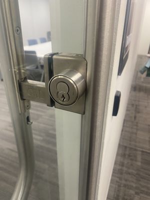 Business lock change