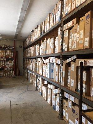 The largest inventory with over 250 warehouses nationwide