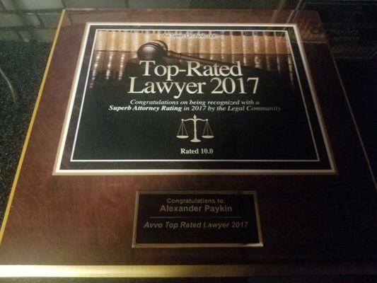 Top-Rated Lawyer 2017