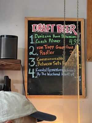 Draft beer options