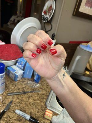 My mom's nails