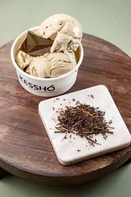 hojicha gelato