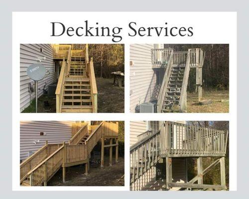 Decking services available
Custom made to your liking