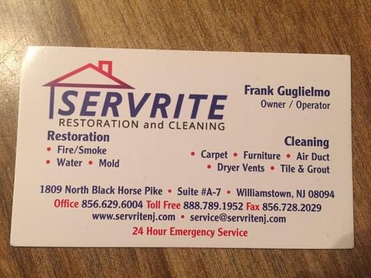 Servrite Restoration and Cleaning