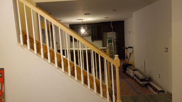 Basement Remodel Mechanicsburg
Stair railing by Sean's Home Remodeling