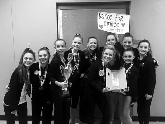 Crystal Award at Showstoppers Dance Competition! February 2016.