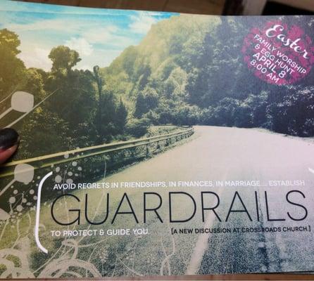 Guardrails. A new discussion on Crossroads. We've been on it for 2 weeks. :)