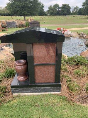 Private columbarium first cremation