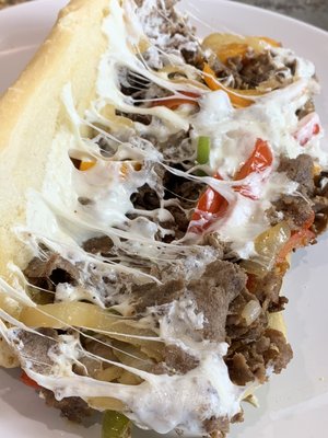 I mean come on the mozz cheese steak!