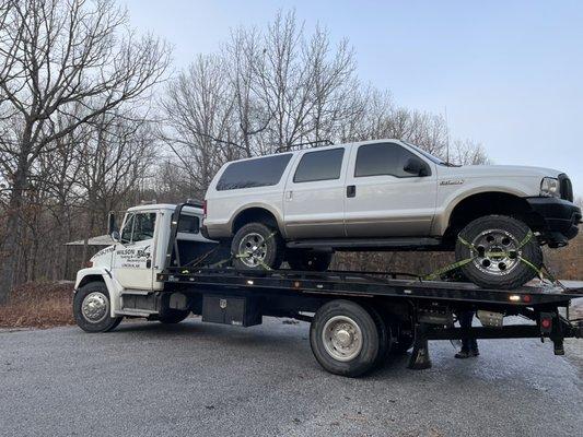 If you need a ride home call Wilson towing and recovery 479-236-2170